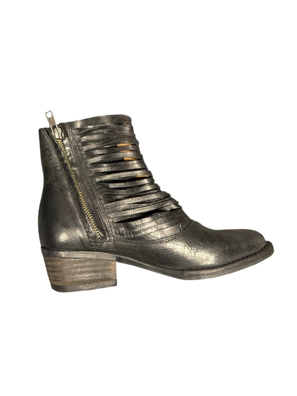 SBICCA black leather calf high booties - size 6